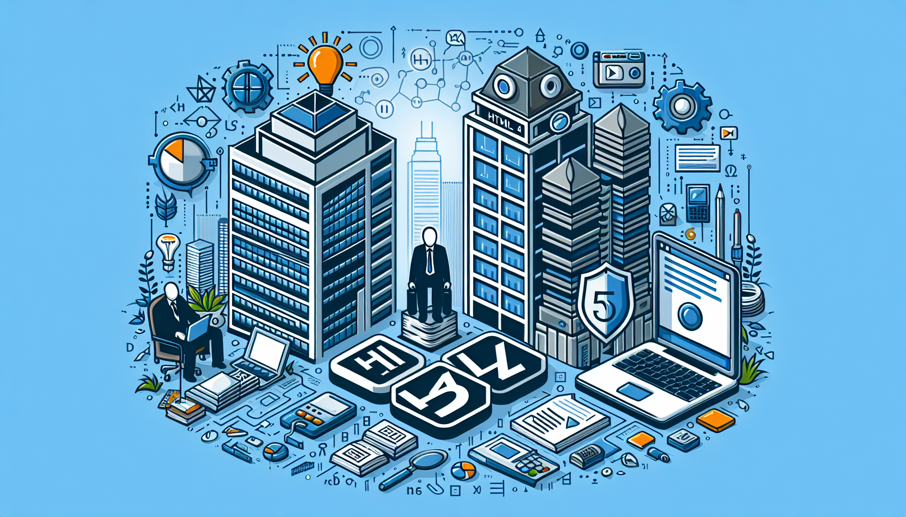 Key Differences and Innovations Between HTML 4 and HTML 5