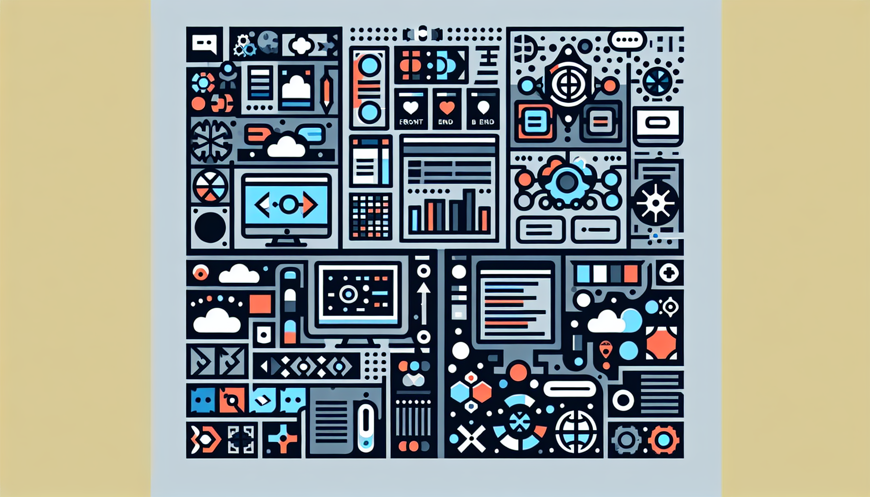 Front End and Back End: The Two Faces of Web Development