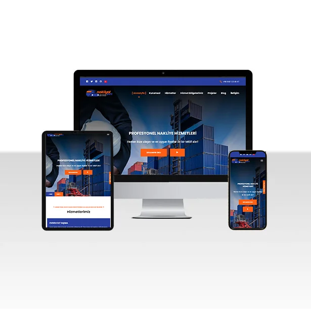 Nakliye Web Sitesi Paketi