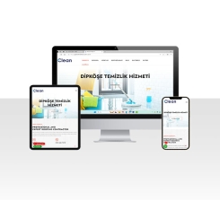 Hazır Temizlik Firması Web Sitesi Paketi