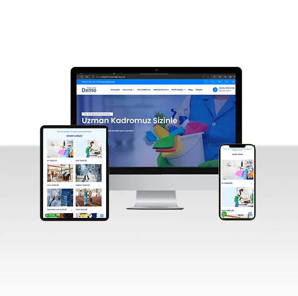 Temizlik Firması Web Paketi Alfa