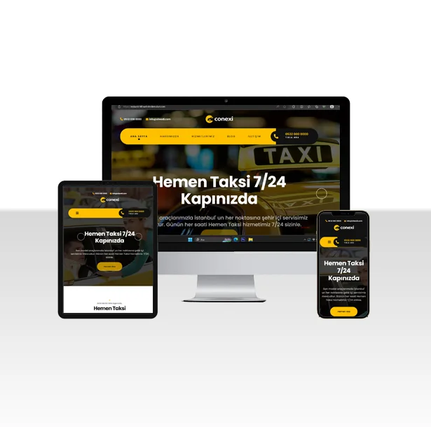 Taksici Web Paketi 
